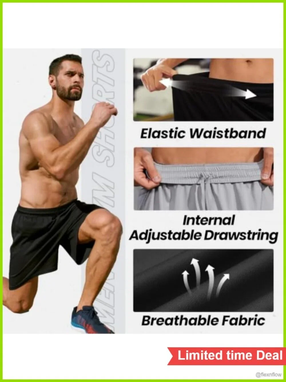 Men's Athletic Shorts Quick Dry 10